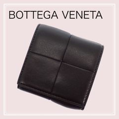 極美✨ボッテガヴェネタ 三つ折り財布 カセット レザー ブラック