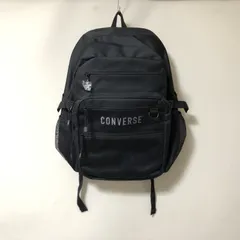 E514　未使用　CONVERSE　コンバース　ブラック　リュックサック　のサムネイル