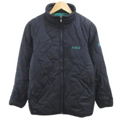 エーグル AIGLE 中綿ジャケット 上着 S 紺 ネイビー スタンドカラー 長袖 /RN ■ECA005