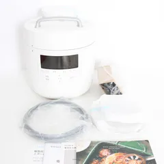 【未使用】シロカ おうちシェフPRO SP-2DM251 ホワイト 電気圧力鍋 siroca 本体のサムネイル