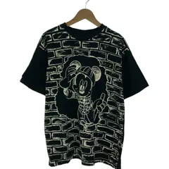 【中古】　Mickey UNMINITED　Tシャツ　半袖　カットソー　トップス　クルーネック　キャラクター　プリント　ディズニー　ミッキー　(C)Disney　古着　/1104