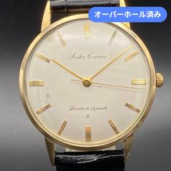 メンズ 【稼働】セイコー クロノス J14021 17JEWELS 手巻き ゴールド