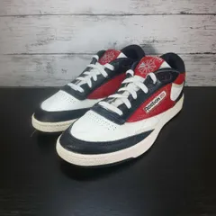 Reebok CLUB C MID Ⅱ SNEAKER リーボック クラブ シー ミッド Ⅱ スニーカー 28cm ホワイト ブラック レッド 白 黒 赤 GY1638 L08973