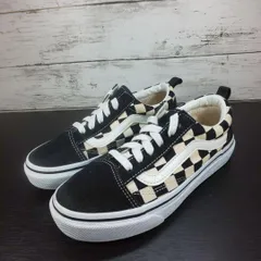 VANS OLD SKOOL バンズ オールドスクール ブラック 黒 アイボリー 22.0cm 581629-0002 L09025