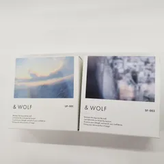 D3686 & WOLF アンドウルフ UVセラムリキッドファンデーション UF-001&SF-003 計2点セット