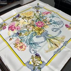 HERMES （エルメス） シルクスカーフ 鍵とロープデザイン 【中古