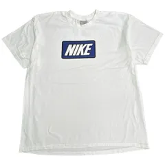 00年代 NIKE ナイキ ロゴＴシャツ スポーツ ホワイト(メンズ XL)中古 古着 Y1563