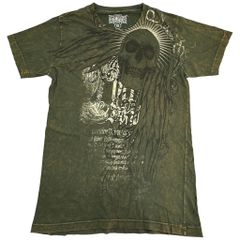 Raw State affliction スカル Tシャツ 平成 Y2K お兄系 - メルカリ