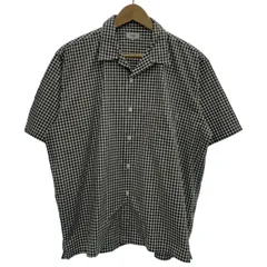 【中古】　BEAMS　チェックシャツ　半袖　トップス　レギュラーカラー　胸ポケット　古着　/1125