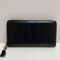 L字型 シャイニング ボンベ加工 ブラック クロコダイル 財布 長財布 