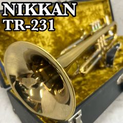 Nikkan (now Yamaha) B-flat Trumpet TR-231 Yellow Brass Mouthpiece (Wind Instrument)