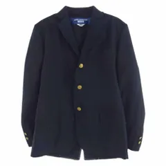 JUNYA WATANABE COMME des GARCONS MAN ジュンヤワタナベコムデギャルソンマン 22SS WI-J019 ウール エステル ストライプ リネンクロス テーラードジャケット ネイビー系 XS【中古】のサムネイル