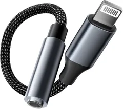 【MFi認証】iPhone イヤホン変換アダプタ Lightning - 3.5 mm ライトニング イヤホン 変換 純正チップ ハイレゾ対応  iPhone 14/13/SE/12/11/XS Max/XS/XR/X/8/8plus/7/7plus