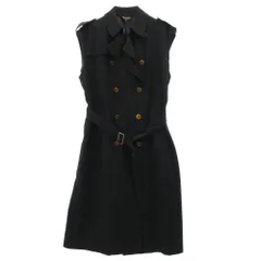 BLACK COMME des GARCONS ブラックコムデギャルソン 1H-J020 ノースリーブ ロング コート ジレ ベスト ブラック系 M【中古】のサムネイル
