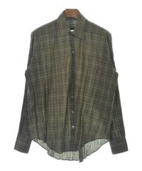 camisas manolo ストライプ ドレスシャツ グリーン ホワイト 46 - メルカリ