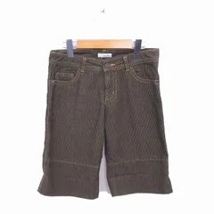 スタニングルアー STUNNING LURE ハーフ パンツ コーデュロイ ジップフライ 36 カーキ /TT4