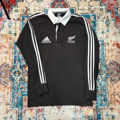 希少、現地購入】adidas ラガーシャツ ALL BLACKS 2015 - メルカリ