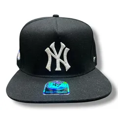 Supreme  × NEW ERA 15SS New York Yankees 47 Brand SNAPBACK Cap ニューヨーク ヤンキース スナップバック  シュプリーム  × ニューエラ ブラック F （9723M）
