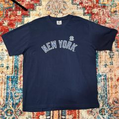 90-00s anvil Tシャツ 刺繍ロゴ アメリカ L ネイビー A459 - メルカリ
