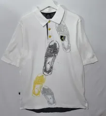 L (100) NIKE ジョーダン 白 PK 半袖Tシャツ