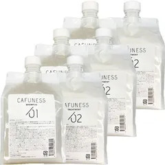 オレンジコスメ カフネス 酸熱 シャンプー 1000mL ×3個 + 酸熱 トリートメント 1000g ×3個 セット 詰め替え サロン専売 6点セットのサムネイル