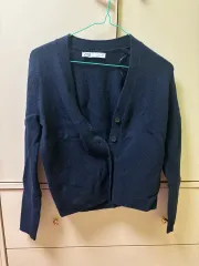 ザラ ZARA ネイビー カーディガン