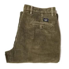 90's リーバイス ドッカーズ 2タック 太畝 コーデュロイ パンツ (33×30) オリーブ系 Levi's 90年代 オールド 旧タグ 1999年製 DOCKERS アメリカ古着 USED ビンテージ ヴィンテージのサムネイル