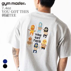 [Sサイズ]  gym master ジムマスター Tシャツ 半袖 メンズ レディース 覆面レスラー 7.4oz YOU GOT THIS 刺繍TEE G721707のサムネイル