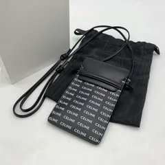 【中古品】 CELINE セリーヌ LOGO MOBILE PHONE POUCH ロゴモバイル フォン ポーチ カバン【180-260522-ko-03-tei】のサムネイル