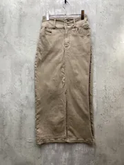 AZUL BY MOUSSY アズールバイマウジー デニム ハイウエスト スリット デニム スカート sizeM/ベージュ ■■ レディース