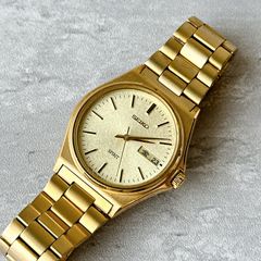 SEIKO LAUREL LR セイコーローレル 2F50-6330 スクエア ゴールドケース