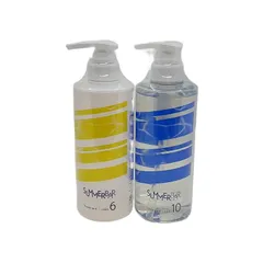 デミ コスメティクス DEMI SUMMER BAR サマーバー シャンプー クール10 500ml＋ トリートメント  クール6 490g クールシャンプー 冷感 夏 ひんやり パサつき ニオイ 保湿 髪 頭皮 うるおい 爽快 すっきり サロン専売 美容室のサムネイル