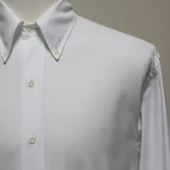 ブルックスブラザーズ シャツ メンズ USA製 ボタンダウンシャツ 16 1/2-35  XL ホワイト 青タグ ピンオックスフォード 大き目サイズ REGENT 美品 アメリカ古着