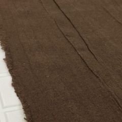 203 コーヒー染めデニム スニペットロール 1メートル - メルカリ