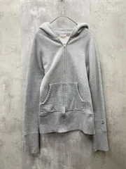 DRESSTERIOR ドレステリア 日本製 裏毛 ロゴ刺繍 ラグランスリーブ ジップアップ パーカー カジュアル 着回し size2/グレー ■◇ レディース