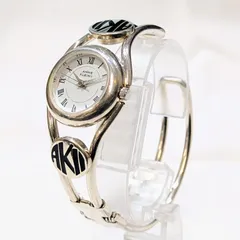 ANNE KLEIN II アンクライン2 バングルウォッチ レディース 電池交換済 クォーツ シルバー ローマン文字盤 腕時計 稼働品のサムネイル