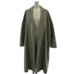 エンフォルド ENFOLD 17AW メルトンチェスターコート 38 グレー 長袖 ロング丈 ショールカラー 無地 3007A1300500 /GGのサムネイル