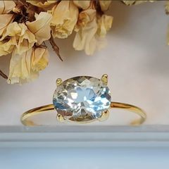 パライバトルマリンインクォーツの9号リング（サイズ変更不可） - メルカリ
