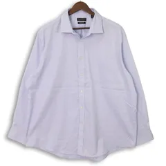 大きいサイズ メンズ2XL ラルフローレン STRETCH FABRIC REGULAR FIT 長袖オックスフォードシャツ ドレスシャツ 実寸胸囲140cm サックスブルー系 sc-0751のサムネイル