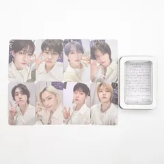 StrayKids 全メンバー オール FC 更新 継続 特典 マルチ缶ケース トレカ フォト カード 全メンバー 8枚 セット ストレイキッズ スキズ SKZ