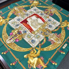 HERMES（エルメス） 鍵モチーフ シルクスカーフ 【中古】 - メルカリ