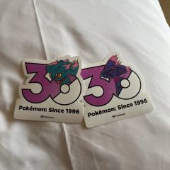 ポケモン 30周年記念 ステッカー ゲンガー ゴース 2種セット - メルカリ