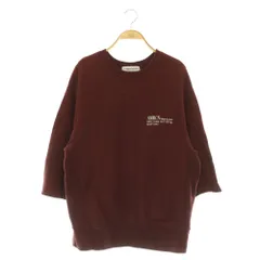 アパルトモン ドゥーズィエムクラス L'Appartement DEUXIEME CLASSE Americana Halfsleeve Logo Sweat スウェットプルオーバー 裏起毛 カットオフ ボルドー /MY ■OSのサムネイル