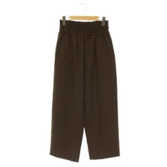 ジャーナルスタンダード JOURNAL STANDARD ウールライク チェックワイドパンツ イージー 36 茶色 /HS ■OS