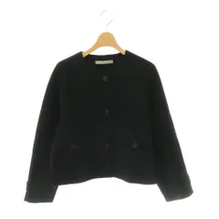セオリーリュクス theory luxe 25AW Hildon Kati Coat コート ショートコート ノーカラー S32 カシミヤ混 ブラック /CX ■OSのサムネイル