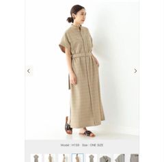 Ballseyトゥモローランド バレッタプラッドオープンカラーシャツ