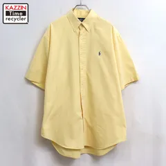 90s vintage RALPH LAUREN BD 半袖シャツ メンズ 表記Lサイズ