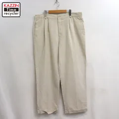 00s DOCKERS 2タック スラックスパンツ メンズ XLサイズ相当 ビッグサイズ オーバーサイズ