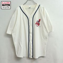 90's クリーブランド インディアンス 古着 ゲームシャツ 90s USA製 MLB vintage クリーブランド・インディアンズ ゲーム