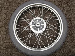 ホンダ カブ 17X1.40 リア ホイール チョイ太タイヤに - メルカリ